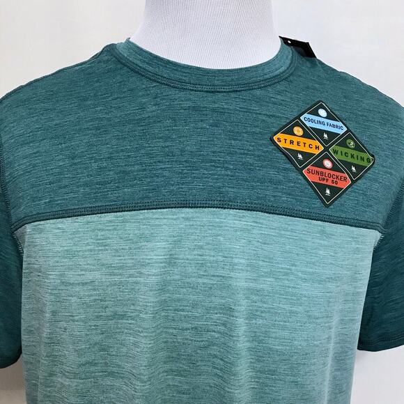 G.H. Bass NWT Green Performance Shirt Men M - Picture 2 of 9